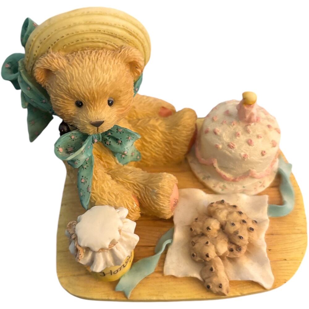 Enesco 1991 Cherished Teddies: Anna Hooray for You - NR 950459